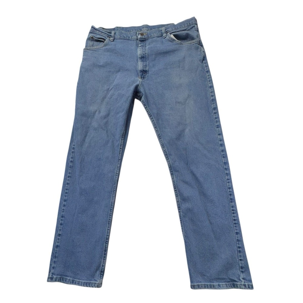 Wrangler Straight Denim Jeans Stretch Mens 40x32